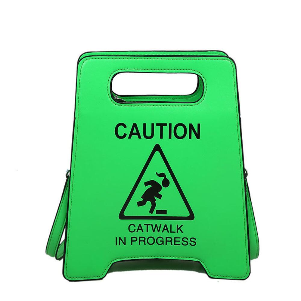 "Caution" Design Handbag - Picture 8 of 14
